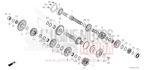 BOITE DE VITESSES CB750AP de 2024